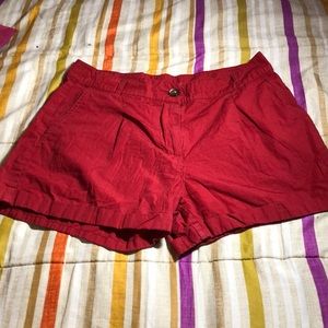 F21 Red shorts